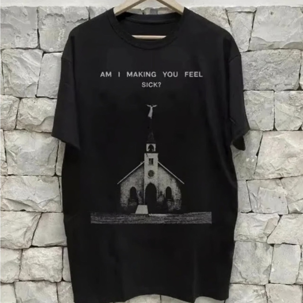 Ethel Cain “Am I Making You Feel Sick” Black T-shirt